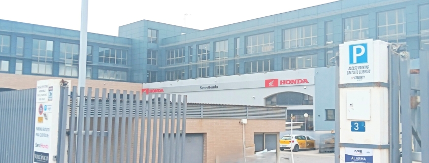 nueva entrada taller servihonda